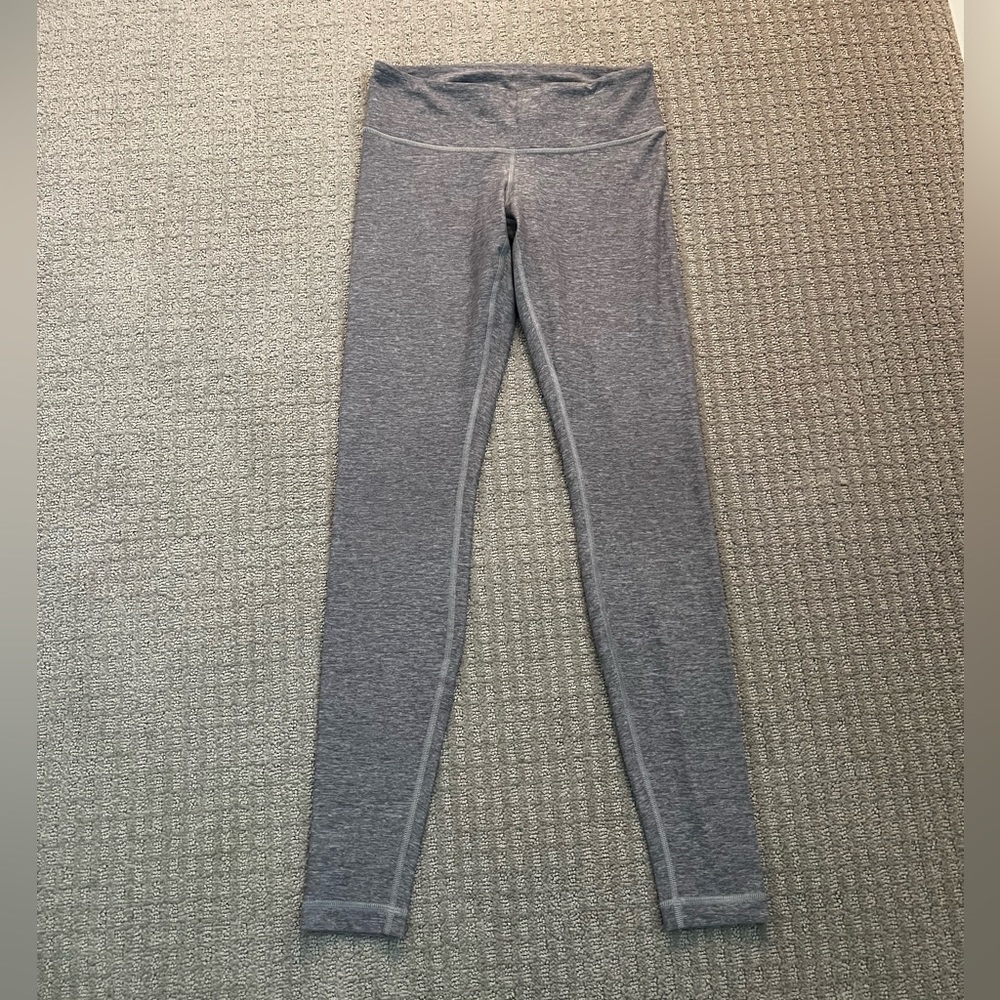 Gray Mid-Rise Lululemon Leggings